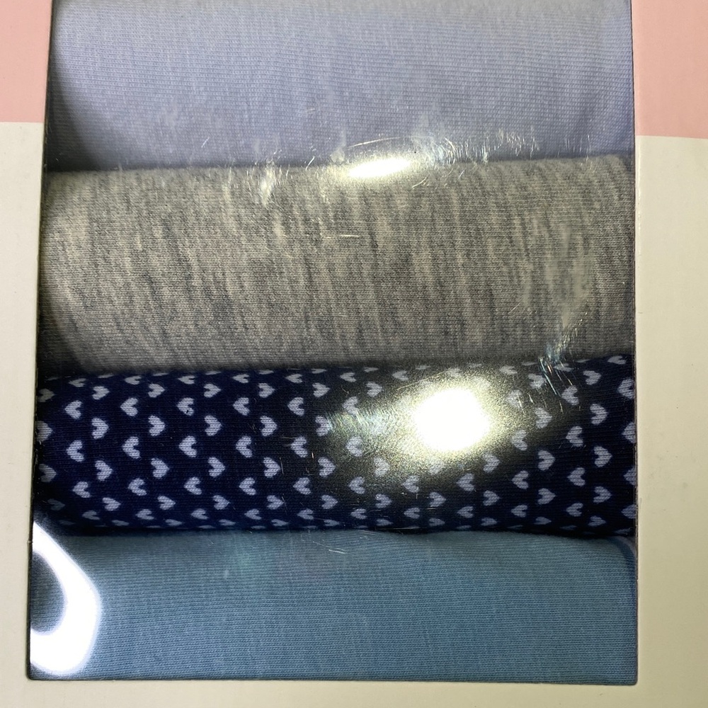 Calvin Klein Girls' Bikini Underwear 7-Pack - Blue Grey and White - Picture 5 of 7